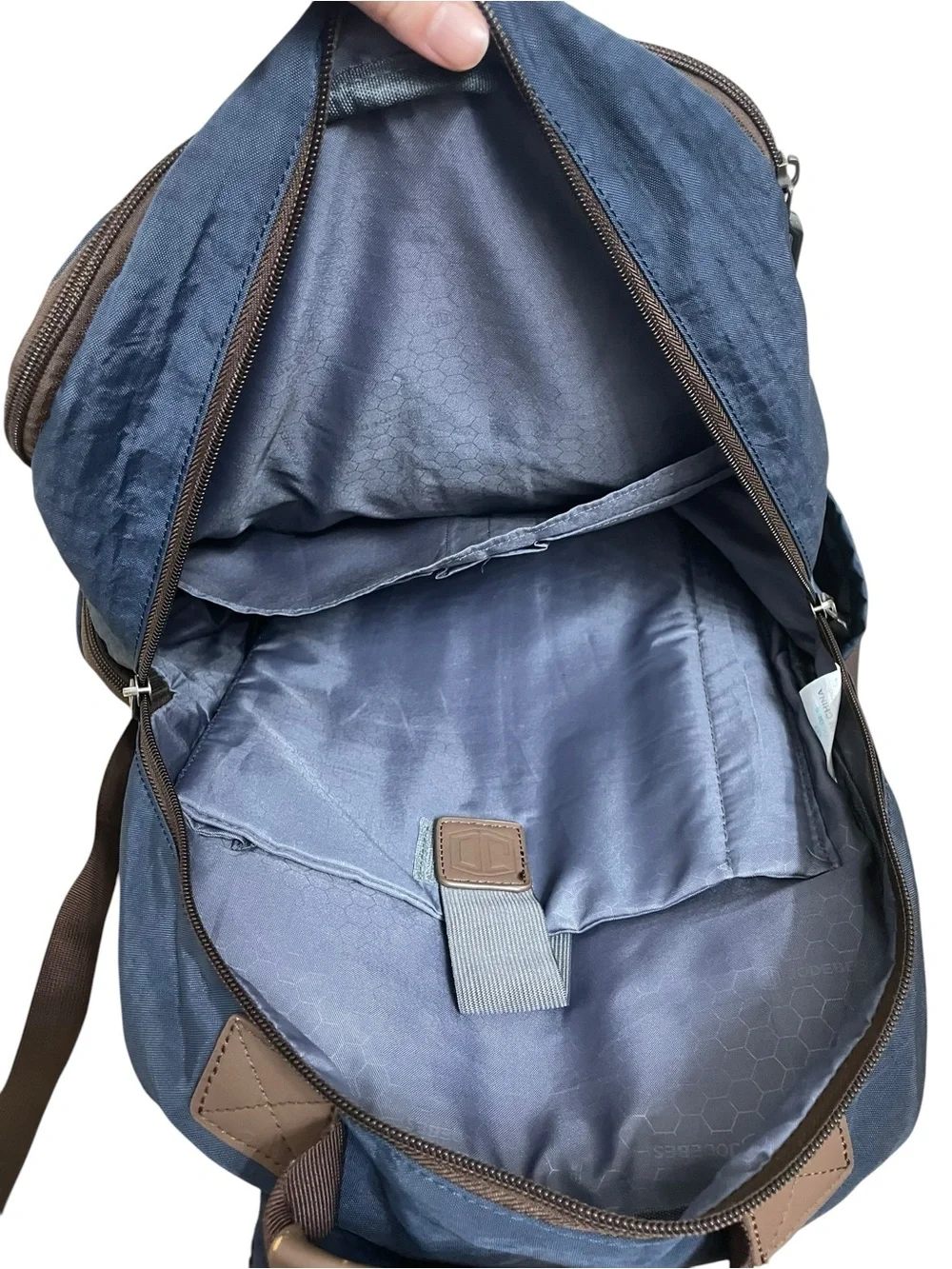 JODEBES Blue Backpack Multi Pocket Casual Travel School Bag